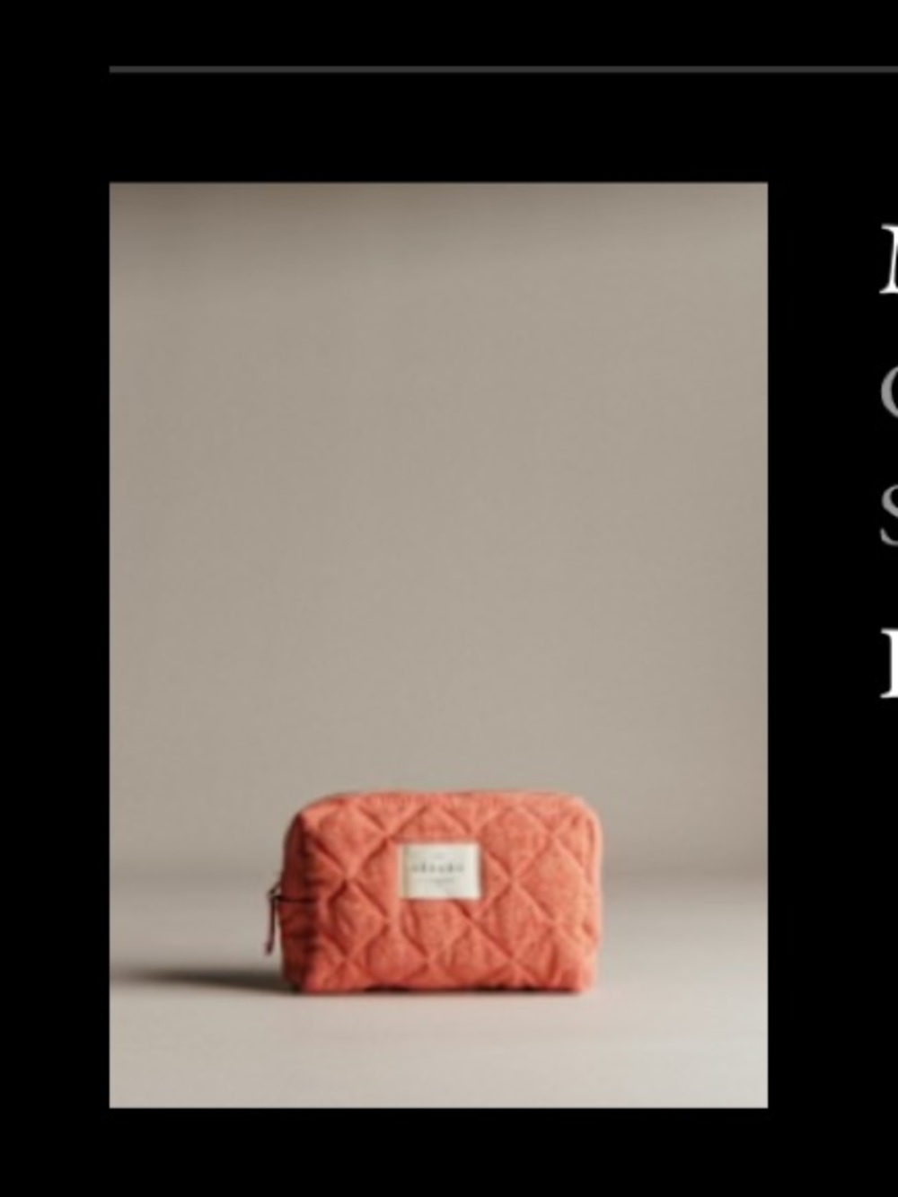 Sézane Make Up Bag NWT
